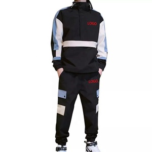 JAYCAN SPORTS Fabricant de jogging personnalisé 2 pièces printemps blanc sport hommes survêtements ensemble hommes sweats à capuche survêtements - Product Image 1