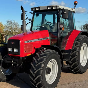 รถแทรกเตอร์ฟาร์ม 120 แรงม้า Massey Ferguson 6270 ขับเคลื่อน 4 ล้อ รถแทรกเตอร์การเกษตร Dynashift แบบมีห้องโดยสาร รถแทรกเตอร์มือสองราคาถูก รถแทรกเตอร์ MF 6270 มือสอง - Product Image 1