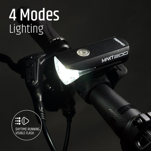 New <b>Bicycle</b> LED <b>Light</b> 200 Lumen Type-C Rechargeable Bike <b>Light</b> Front Headlight - Product Image 5