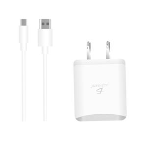 Caricabatterie Rapido QC 3.0 USB 5V 2.4A con Cavo Micro V8, Potenza di Uscita 12W per Telefoni Cellulari e Auricolari, Compatibile con Prese EU US UK - Product Image 2
