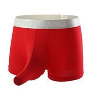 Slip à Trompe d'Éléphant Unisexe, Séchage Rapide en Coton/Fibre de Bambou, Sous-vêtement Doux, Respirant et Sexy avec Design Personnalisable