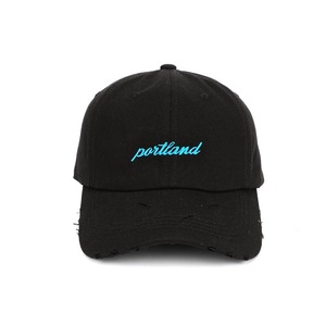 Gorra de Béisbol Negra de 6 Paneles con Bordado de Portland, Unisex, Ajustable, de Algodón, Estilo Casual, con Logotipo y Etiqueta Personalizados - Product Image 6
