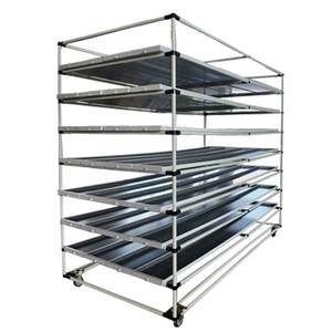 Système hydroponique commercial multi-niveaux pour la culture d'orge, d'herbes, de micro-pousses et d'herbe alimentaire pour bovins et ovins - Product Image 2