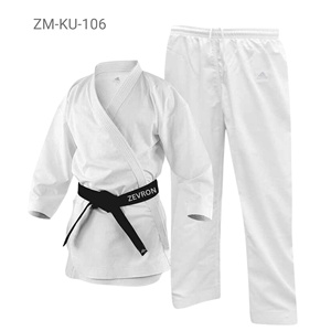Conjunto de Karate Gi 100% Algodón Directo de Fábrica – Tallas para Adultos y Niños Disponibles con Logotipo Personalizado, Pedido al por Mayor, Proveedor de Artes Marciales Zevron - Product Image 1