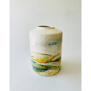 Vase à fleurs en céramique de style européen pour la décoration de la maison luxueuse, décoration de table de bureau, cadeau de pendaison de crémaillère - Product Image 4