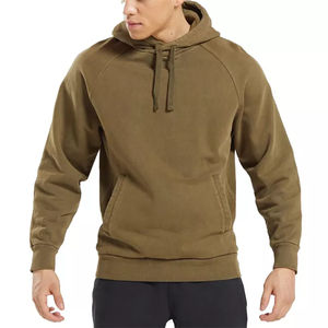 Sudadera unisex con capucha para hombre, logotipo personalizado, sudaderas con capucha de lana de algodón liso en blanco a granel, fabricante de Pakistán - Product Image 5