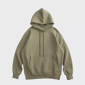 OEM 600 Gsm Logo Imprimé Surdimensionné Unisexe Sweat à Capuche Sans Corde Brodé Hiver Poids Lourd Sans Corde Poche Sweat à Capuche pour Hommes - Product Image 4