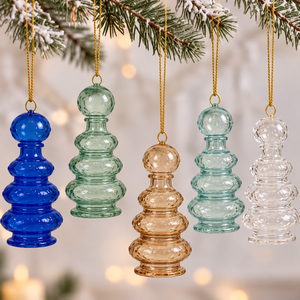 Ornements de Noël en verre de luxe, décorations artisanales pour la maison, décorations de Noël à collectionner - Product Image 5