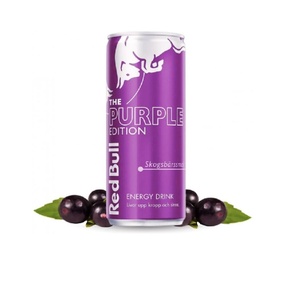 Bebida Energética RedBull Edición Púrpura Skogsbarssmak 24x250ml, Sabor a Bayas Refrescante, Venta al Por Mayor para Exportación - Product Image 6