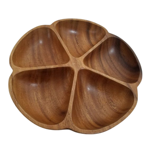 Bandeja de servicio de varios compartimentos de diseño fabuloso hecho a mano, decoración ecológica para el hogar, mesa de cocina para postres de catering - Product Image 1