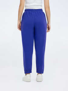 Nouveauté Pantalon de jogging pour femme de haute qualité bleu royal avec taille ajustable, pantalon décontracté d'hiver pour le fitness, prix de gros bon marché - Product Image 2