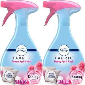 Febreze Odor-Fighting <b>Fabric</b> Refresher, Downy April Fresh, 16.9 fl oz, Pack of 2 - Product Image 1