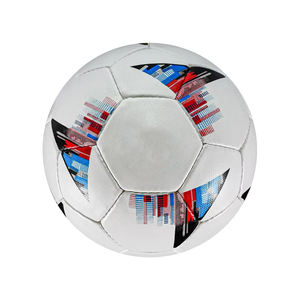 Ballon de football d'entraînement en cuir PU cousu à la machine de taille standard professionnelle en gros, logo personnalisé, poids officiel - Product Image 5
