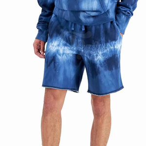 Ensemble de shorts décontractés pour hommes en coton 100% avec capuche, ensemble athlétique élégant avec sweat-shirt et shorts, adapté à la remise en forme et à l'usage en extérieur - Product Image 6