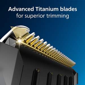 Kit de toilettage pour homme tout-en-un 23 pièces, lames en titane, tondeuse à barbe et cheveux, alimentation USB, étanche (IPX7), prise US - Product Image 5