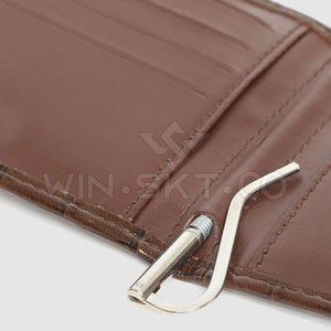 บริการ OEM กระเป๋าสตางค์หนังแท้คุณภาพสูง แบบเปิด-ปิด ดีไซน์ทันสมัย เป็นมิตรกับสิ่งแวดล้อม ปรับแต่งได้ มีสินค้าในสต็อก - Product Image 6