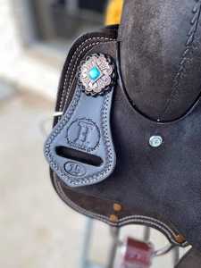 Silla de Montar Occidental de Cuero Genuino HORZE N PET INTERNATIONAL, Mejor Precio, para Barril y Placer - Product Image 4