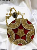 Sac de Soirée Élégant pour Femme et Fille, Pochette Rigide Faite Main en Nacre, Sac à Main Portable de Créateur avec Strass Acryliques Fantaisie – Meilleur Prix Jamais Venu