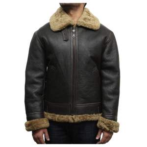 Chaqueta de cuero real transpirable para hombre, chaquetas de cuero de dos colores sólidos de alta calidad para hombre 2025 - Product Image 1