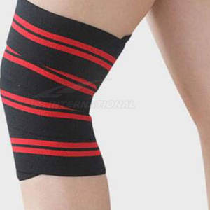 ผ้ายืดคลุมเข่าและเข่าสำหรับยกน้ำหนักฟิตเนสสวมใส่เข่า - Product Image 3