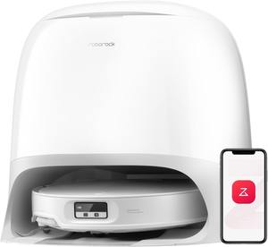 Nouveauté : Aspirateur robot et serpillière Roborock Qrevos CurvX, aspiration de 22 000 Pa, ultra-plat de 3,14 pouces, conception anti-emmêlement, réactif - Product Image 2