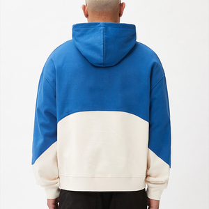 100% Cotton Zipper-<b>Up</b> 3D Embroidery Hoodie Custom Front Logo Digital Printing Stonewash Solid Pattern Loose Fit for Winter - Product Image 2