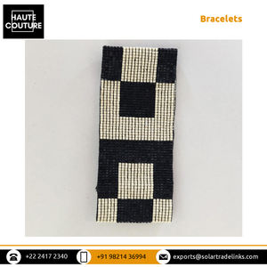 Casual Evening Wear Hand Crafted <b>Elasticated</b> Japanese Miyuki Two Cut Beads Made Women Wrist Wrap <b>Bracelets</b> - Product Image 4