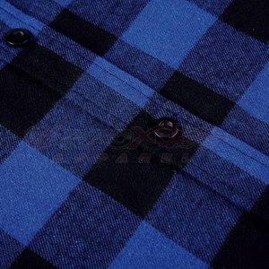 Camisa de moto Camisa de manga larga de franela suave para montar en motocicleta blindada para hombre Venta en línea - Product Image 5