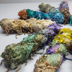 Sợi len dệt kim Ommul Y Season Viscose Acrylic <span class=keywords><strong>100</strong></span> Ring màu trắng, len đan tay, kỹ thuật thêu mới, nhuộm màu pha trộn, giá rẻ - Product Image 3