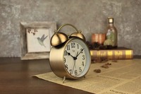 Reloj de Pared Náutico de Latón Macizo Hecho a Mano, Reloj Analógico de Cuarzo con Funcionamiento a Batería, Diseño Art Deco Silencioso, Geométrico Abstracto para Bodas