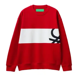 Sweatshirt Sweatshirt und Hoodie Unisex Overs ized Zip Up Langarm Hersteller Custom Picture Cotton Fabric Coloured Lin