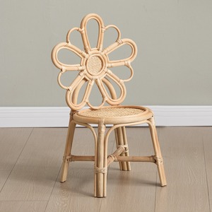 Chaise enfant en rotin, style bohème, décoration de chambre d'enfant, meubles tendance, chaises pour enfants - Product Image 4