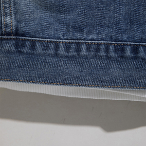 Veste en jean à manches longues pour l'automne, couleur unie, polyvalente, veste pour jeunes, haut, veste en jean pour hommes, style streetwear, décontractée, cardigan ample - Product Image 4