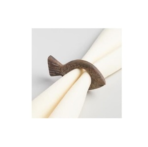 Anneaux de serviette en bois faits à la main élégants, parfaits pour les repas quotidiens, les occasions spéciales, les rassemblements festifs et les maisons - Product Image 3