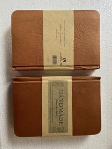 Diario de dibujo de papel de algodón portátil hecho a mano con banda de papel Kraft para educación - Product Image 5