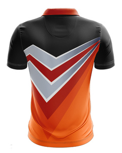 Camiseta de manga corta personalizada informal para hombre, ropa deportiva tejida de algodón, poliéster y LICRA, impresión por sublimación personalizada de Color sólido - Product Image 5