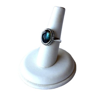 Vente chaude Classique Canal Technologie 925 Argent Femmes Anneaux Personnalisé Partie Labradorite Lunette Réglage De La Mode Bijoux Cadeau - Product Image 6