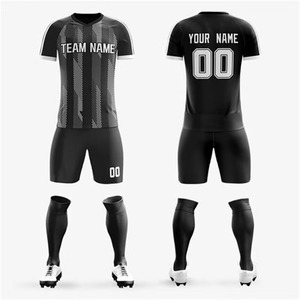 Tenue de football personnalisée de haute qualité, respirante, coupe-vent, anti-poussière, en polyester, unisexe, pour joueurs adultes - Product Image 5