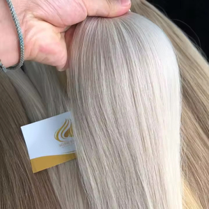Mejor precio barato 200kg Natural onda recta encaje frontal pelo de bebé de color a granel crudo vietnamita extensiones de cabello humano virgen venta - Product Image 1