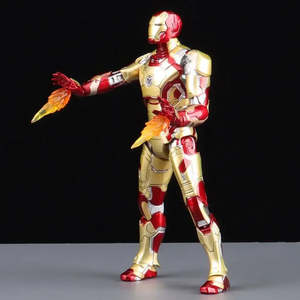 Figurine en PVC Iron Man ou MK 42, modèle de personnage robot de bonne qualité, accessoire, état neuf avec emballage en boîte - Product Image 6