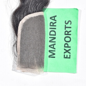 Vente en gros pas cher 5*5 closure Bodywave cheveux naturels faisceaux tissage sans perte vendeur brut temple indien extensions de cheveux humains - Product Image 2