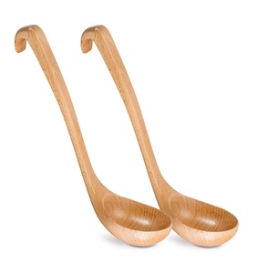 ช้อนซุปไม้ธรรมชาติทำด้วยมือสุดสร้างสรรค์ - Product Image 3