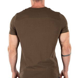 Camisas de gimnasio de entrenamiento Poliéster/Spandex Impresión de logotipo personalizado Ropa de fitness Ligero Transpirable Servicio OEM de secado rápido - Product Image 3