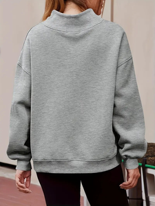 เสื้อกันหนาวพรีเมี่ยมสำหรับผู้ชาย,ผ้าฝ้ายสีลายพรางพิมพ์ลายเทอร์รี่ฝรั่งเศสวินเทจ - Product Image 3