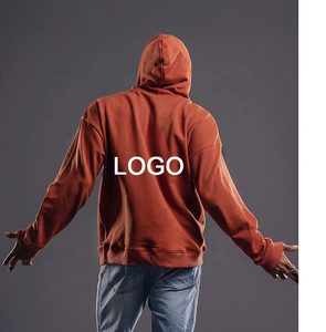 Sudaderas con capucha unisex negras personalizadas al por mayor, de invierno, de alta calidad, bordadas, económicas, de forro polar, de lana, anti-bolitas, de secado rápido - Product Image 6