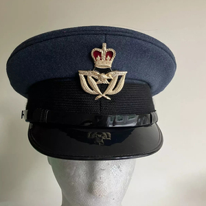 หมวกปีกกว้างทำจากขนสัตว์ต่างประเทศหมวกคนขับการบิน - Product Image 6