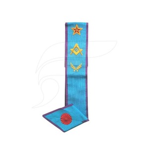 Wholesale <b>Top</b> Selling Highly Fashionable Sashes Unique Style Masonic Regalia Sashes Freemason Sashes - Product Image 3