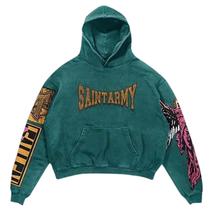 Streetwear vierge personnalisé polaire de jogging tricoté demi-fermeture éclair sweats à capuche vêtements pour hommes pulls à capuche pour hommes sweats - Product Image 3