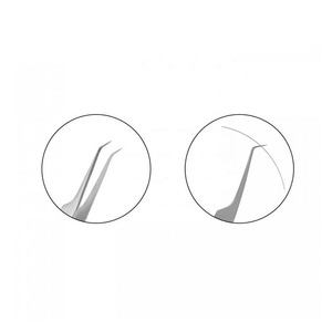 Pince à épiler professionnelle pour salon, personnalisée avec votre logo, plaquée or, avec une prise en main parfaite et durable pour les soins de beauté - Product Image 4