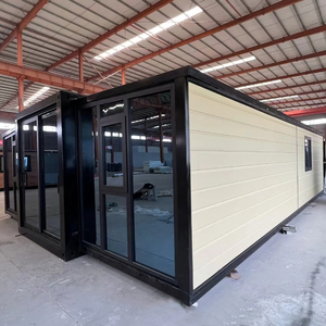 Maison préfabriquée modulaire moderne à 2 chambres, portable, en panneaux sandwich, extensible, conteneur de 20 pieds ou 40 pieds - Product Image 4